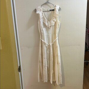 Lauren Ralph Lauren Cream Maxi Dress